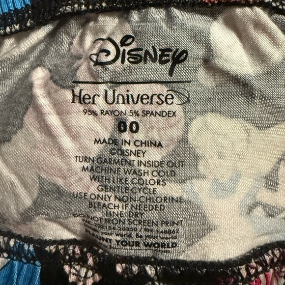 Torrid Her Universe Disney Alice In Wonderland Tea Party Romper - Picture 6 of 7